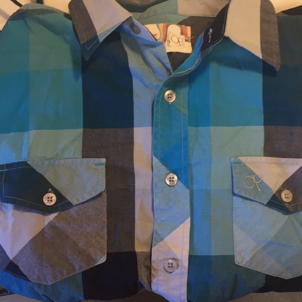 O.P button up top